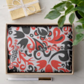 ウクライナ民族フォークアート花のパターンの添付 薄葉紙 (ギフト)