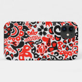 ウクライナ民族フォークアート花のパターンの添付 Case-Mate iPhoneケース (裏面(横))