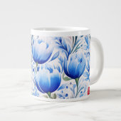 ウクライナ民芸 特大マグカップ ジャンボコーヒーマグカップ (正面右)