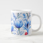 ウクライナ民芸 特大マグカップ ジャンボコーヒーマグカップ (右)