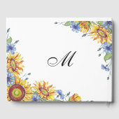 ウクライナ水の色結婚のPHOTOゲストブック ゲストブック (裏面)