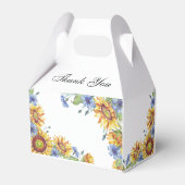 ウクライナ水彩ブライダルシャワーお願い箱 フェイバーボックス (裏面サイド)
