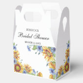 ウクライナ水彩ブライダルシャワーお願い箱 フェイバーボックス (オープン)