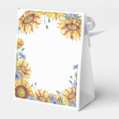 ウクライナ水彩結婚式の引き出物箱 フェイバーボックス (裏面サイド)