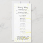 ウクライナ水彩結婚式 プログラム (裏面)