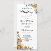 ウクライナ水彩結婚式 プログラム (正面)