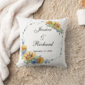 ウクライナ水結婚色装飾用クッション クッション (ブランケット)