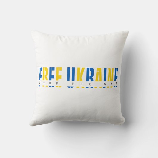 ウクライナ無料 クッション (裏面)