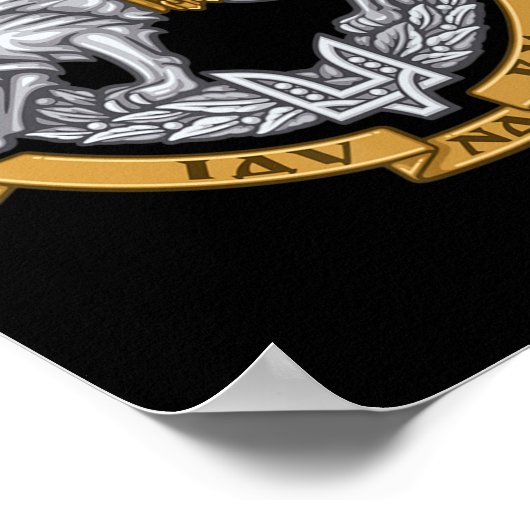 ウクライナ特殊作戦部隊スペタスネツウルフ ポスター (角)