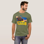 ウクライナ特殊部隊のモットー:"Іду на ви!" Tシャツ (正面フル)