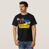 ウクライナ特殊部隊のモットー:「Idu na vi!」Tシャツ Tシャツ (正面フル)