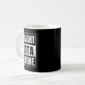 ウクライナ生まれ ウクライナ育ち コーヒーマグカップ (正面左)