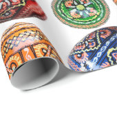 ウクライナ産の木卵紙で包むデザイン ラッピングペーパー (ロールコーナー)