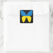 ウクライナ産の蝶 スクエアシール (バッグ)