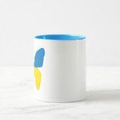 ウクライナ産の蝶 マグカップ (中央)