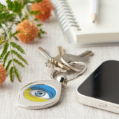 ウクライナ目 キーホルダー (側面)