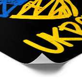 ウクライナ祈に対するウクライナ支援ウクライナ ポスター (角)