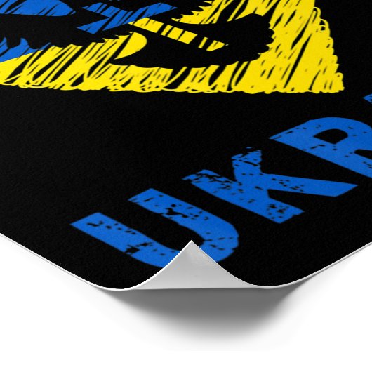 ウクライナ祈向け ポスター (角)