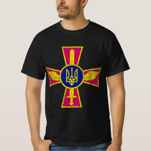 ウクライナ空軍エンブレムウクライナ軍UA Tシャツ