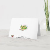 ウクライナ結婚の カード (裏面)