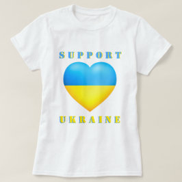 ウクライナ自由のウクライナTシャツ国旗を支持する Tシャツ