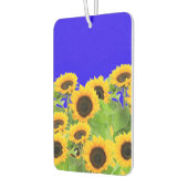 ウクライナ自由平和 – ウクライナ国旗のひまわり カーエアーフレッシュナー (左)