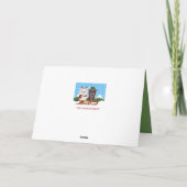 ウクライナ語のクリスマスメッセージ - 幸せなクリスマスを！ カード (裏面)