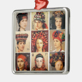 ウクライナ語の住所 メタルオーナメント (左)