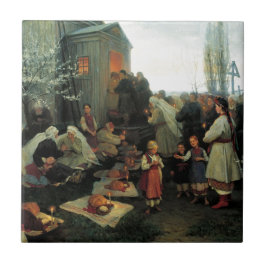 ウクライナ語イースターかvelykのDenの天恵 タイル