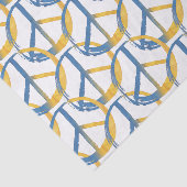 ウクライナ語 – 平和シンボルブルーイエローウクライナ戦争 薄葉紙 (詳細)