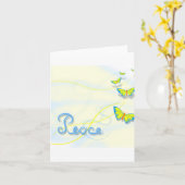 ウクライナ調和：ピースカードの交響曲 カード (黄色い花)