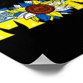 ウクライナ賛美母Daと共に母ウクライナ立つ ポスター (角)