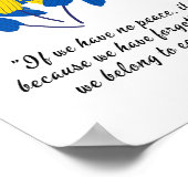 ウクライナ連帯プリント束 ポスター (角)