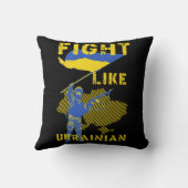 ウクライナ風に戦う クッション (裏面)