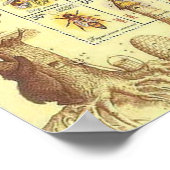 ウクライナ養蜂切手シート ポスター (角)