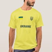 ウクライナ2021サッカー代表ウクレニ Tシャツ (正面)