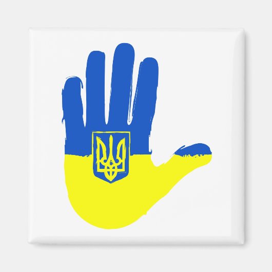 ウクライナ7521-6934 マグネット (正面)