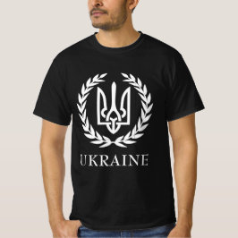 ウクライナ（УКРАЇНА）勝利 トリズブ トライデント ウォリアー Tシャツ