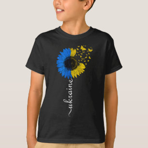 ウクライナ ひまわり 旗 ヴィンテージ ウクライナの旗 ウクライナ Tシャツ