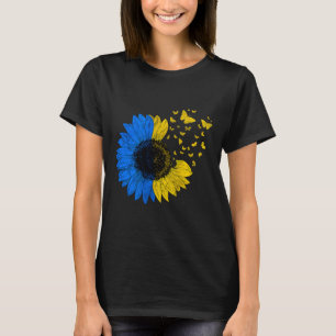 ウクライナ ひまわり 旗 ヴィンテージ ウクライナの旗 ウクライナ Tシャツ