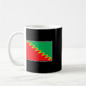ウクライナ アブディイフカ ドネツク州 旗 コーヒーマグカップ (左)