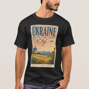 ウクライナ ウクライナの風景 イラスト 旅行 Tシャツ