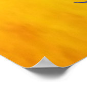 ウクライナ、ウクライナ国旗、ウクライナアート、 ポスター (角)