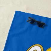 ウクライナ・キエフシティコート・オブ・アームズウクライナ国旗 ビーチタオル (インサイチュ)