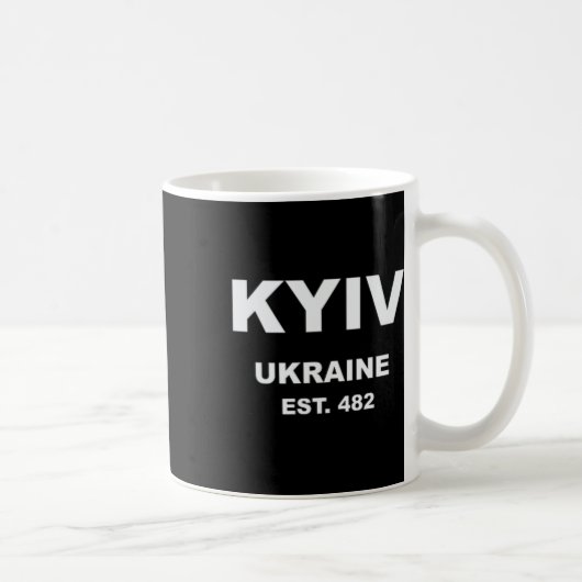 ウクライナ キエフ コーヒーマグカップ (右)