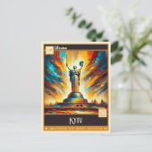 ウクライナ,キエフ |ヴィンテージ絵画ー ポストカード (スタンド正面)