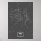 ウクライナ，キエフ（白い黒番） ポスター (正面)