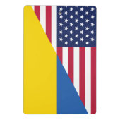 ウクライナ・シェルパ毛布に対する米国の支持 ミニクリップボード (裏面)