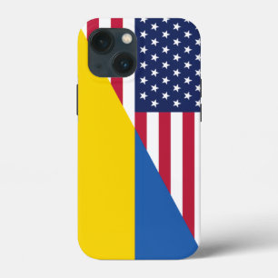 ウクライナ・シェルパ毛布に対する米国の支持 iPhone 13 MINIケース