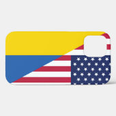 ウクライナ・シェルパ毛布に対する米国の支持 Case-Mate iPhoneケース (裏面 (横))